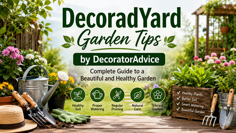 DecoradYard Garden Tips by DecoratorAdvice: Complete Guide